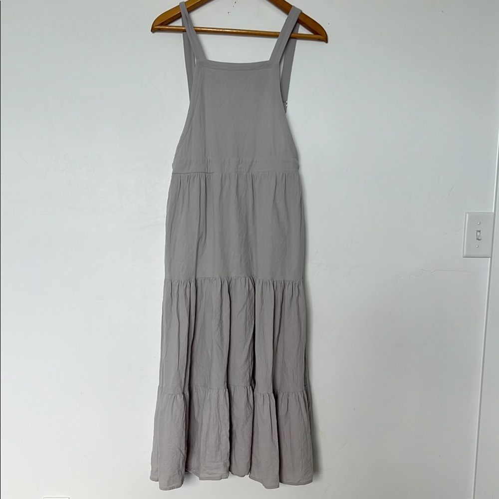 Elegant Gray Maxi Dress